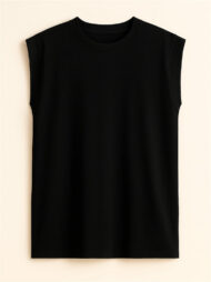 Ladies' Elegant Macaron Color Round Neck Sleeveless Shirts - Image 6