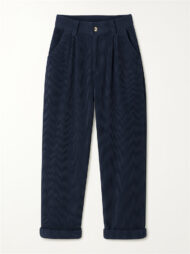 Women's Simple Solid Color High Waist Corduroy Pants - Image 4