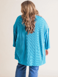 Oversize High Neck Urban Ribbed Tunic - Image 7