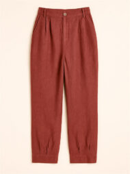 Women's Summer Casual Solid Color Pockets Cropped Pants - Image 3