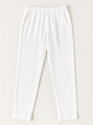 Summer Causal Solid Color Comfy Staight Leg Pants for Women - Image 6