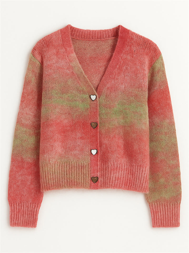 98dcb1e8eed8d6cfa06778b9a4a998d2 Trendy Gradient Color Long Sleeve Cardigan Sweaters for Women - Image 1