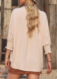 Women's Casual 3/4 Sleeve V Neck Basic Tops (Buy 3 Free Shipping) - Image 3