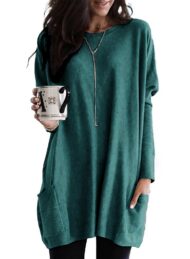 Women's Lightweight Long Sleeve Tunic Top (Buy 3 Free Shipping) - Image 4