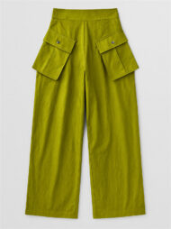 Women's Fashion Casual Detachable Pockets Wide Leg Pants