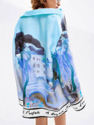 Women's Casual Fashion Paniting Style Blouse - Image 4