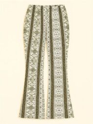 Sexy Women's Elastic Skinny Fitted Printed Flare Pants - Image 2
